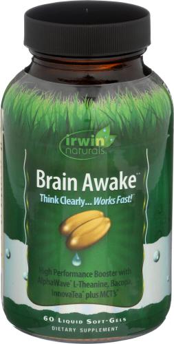 Irwin Naturals Brain Awake - 60 Sg (3 Units)