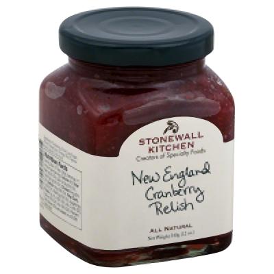 Stonewall Kitchen Relish New England Cranbery - 12 Oz (12 Units)