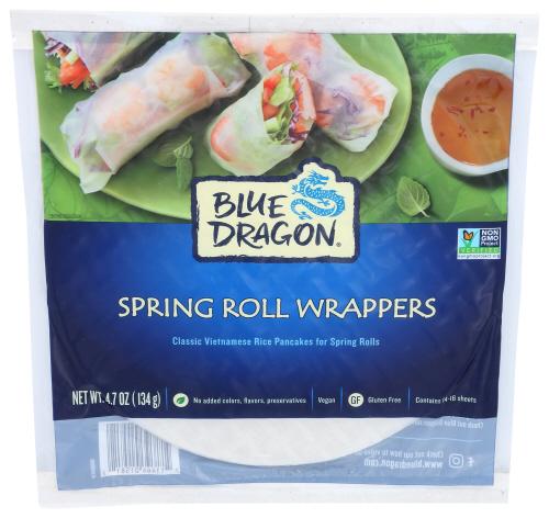 Blue Dragon Spring Roll Wrapper - 4.7 Oz (12 Units)