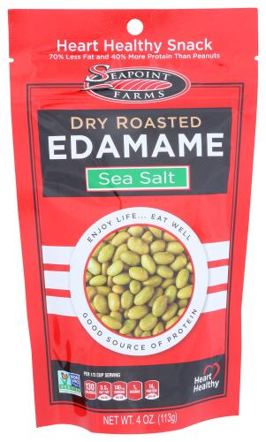 Seapoint Farms Edamame Dry Roasted Lte Salt - 4 Oz (12 Units)
