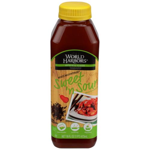 World Harbors Sauce Maui Mtn Sweet N Sour - 16 Oz (6 Units)