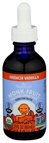 Sweetleaf Monk Fruit Liquid Fr Vanilla - 2 Oz (6 Units)