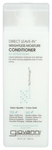 Giovanni Cosmetics Conditioner Leave In Direct - 8.5 Oz (3 Units)