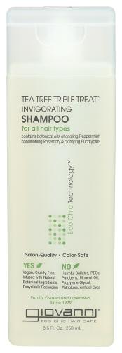 Giovanni Cosmetics Shampoo Tea Tree Triple Treat - 8.5 Oz (3 Units)