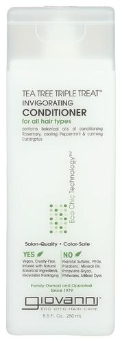 Giovanni Cosmetics Conditioner Tea Tree Triple Treat - 8.5 Oz (3 Units)