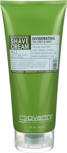 Giovanni Cosmetics Shave Crm Tea Tree N Mint - 7 Oz (3 Units)