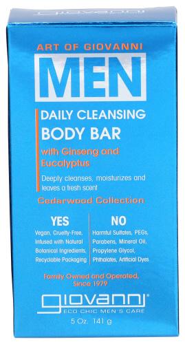 Giovanni Cosmetics Bar Soap Men Cedarwood - 5 Oz (1 Units)