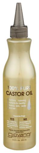 Giovanni Cosmetics Oil Castor Pure 100 Perce - 8.5 Oz (3 Units)