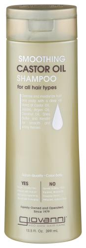 Giovanni Cosmetics Shampoo Smooth Castor Oil - 13.5 Oz (3 Units)