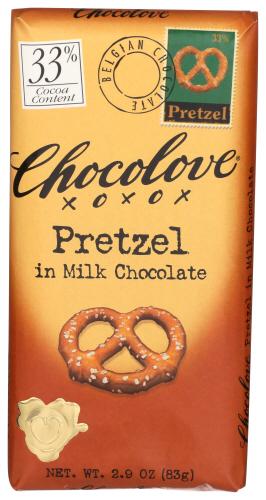 Chocolove Chocolate Bar Milk Pretzel - 2.9 Oz (12 Units)