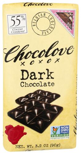Chocolove Chocolate Bar Drk - 3.2 Oz (12 Units)