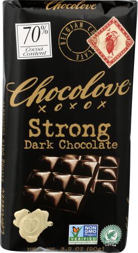 Chocolove Chocolate Bar Drk Strng - 3.2 Oz (12 Units)