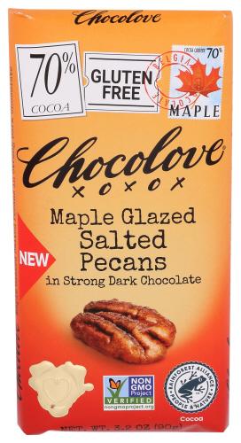 Chocolove Bar Mpl Sug Cnn Pcn Dchoc - 3.2 Oz (12 Units)