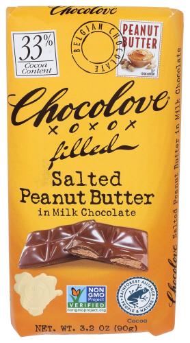 Chocolove Bar Chocolate Milk Flled Salt Pb - 3.2 Oz (10 Units)