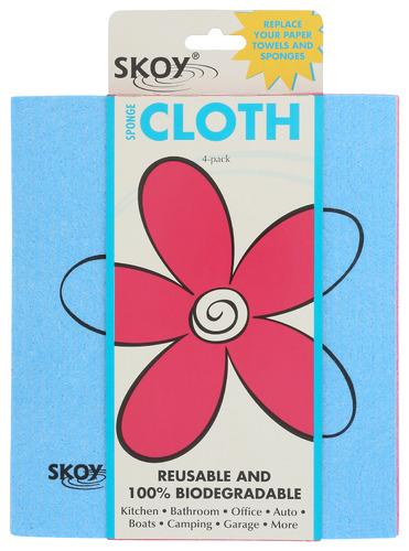 Skoy Dishcloth Assorted 4Pk - 4 Pk (12 Units)