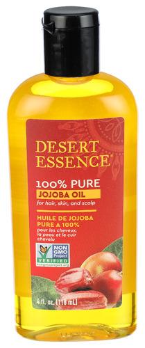 Desert Essence Oil Jojoba 100% - 4 Fo (3 Units)