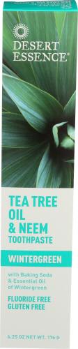 Desert Essence Tooth Paste Tea Tree Neem - 6.25 Oz (3 Units)