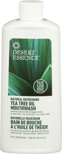 Desert Essence Mouthwash Tea Tree Alc Free - 8 Fo (3 Units)