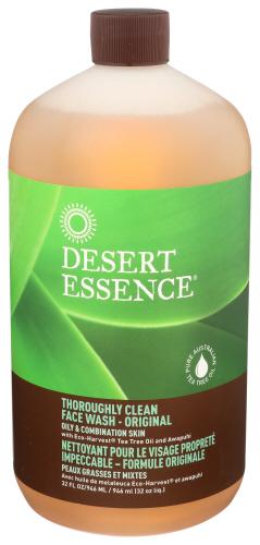 Desert Essence Wash Face Thrghly Clean - 32 Fo (3 Units)