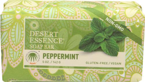 Desert Essence Soap Bar Peppermint - 5 Oz (3 Units)