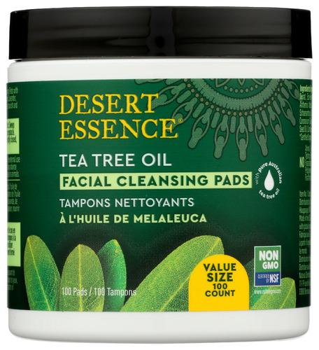 Desert Essence Pads Cleansing Teatree Oi - 100 Ct (1 Units)