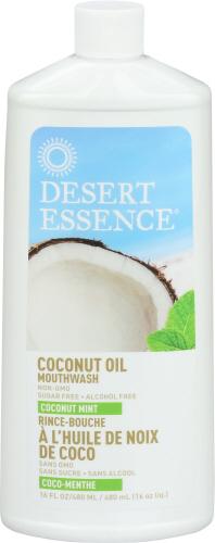 Desert Essence Mouthwash Coconut Oil - 16 Fo (3 Units)