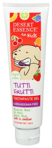 Desert Essence Toothpaste Gel Ttti Fruti - 4.7 Oz (1 Units)