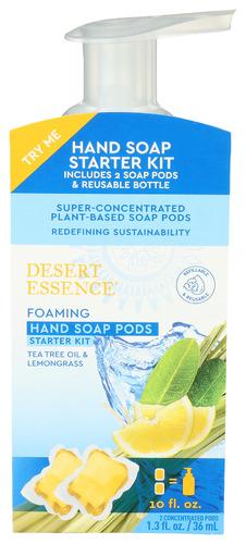 Desert Essence Wash Hand Foam Lemongrass - 1.3 Fo (3 Units)