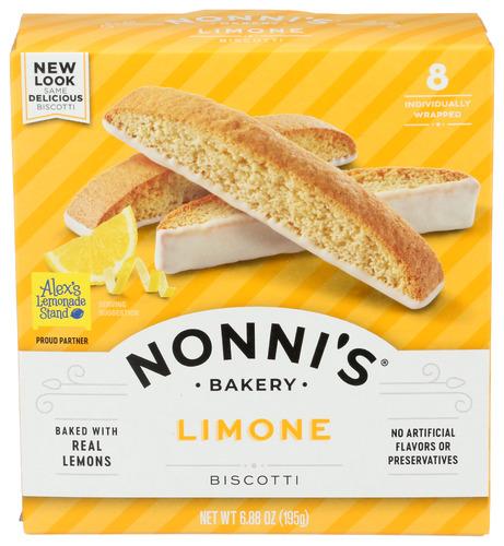 Nonnis Biscotti Limone - 6.88 Oz (6 Units)