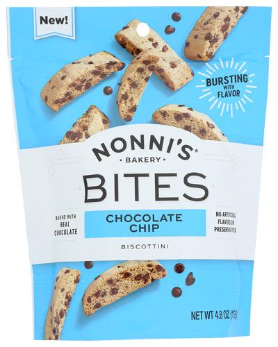 Nonnis Bites Bscotti Chocolate Chp - 4.8 Oz (6 Units)