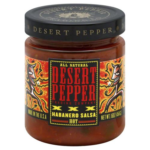 Desert Pepper Salsa Xxx Roasted Habanero - 16 Oz (6 Units)