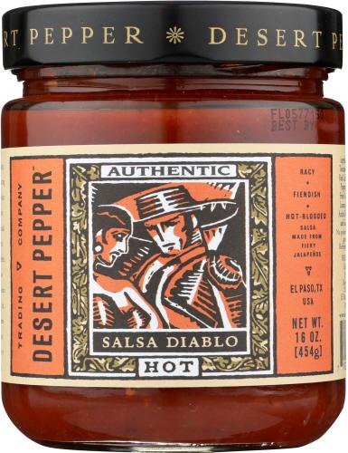 Desert Pepper Salsa Diablo Hot - 16 Oz (6 Units)