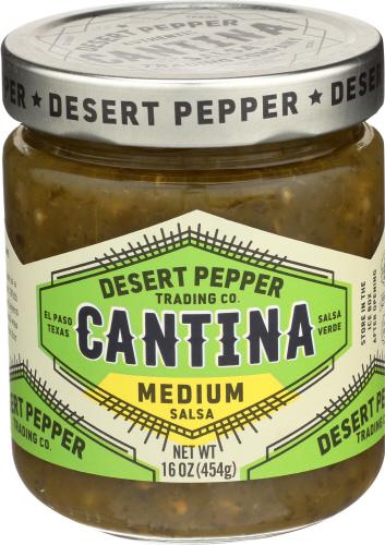 Desert Pepper Salsa Cantina Med Green - 16 Oz (6 Units)
