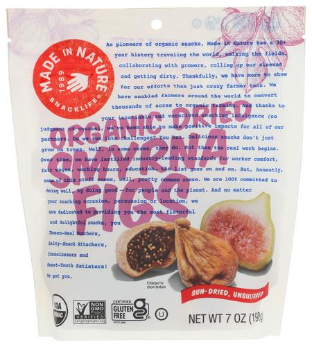 Made In Nature Fig Calimyrna Df Organic - 7 Oz (6 Units)