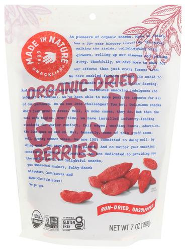 Made In Nature Berries Goji Df - 7 Oz (6 Units)