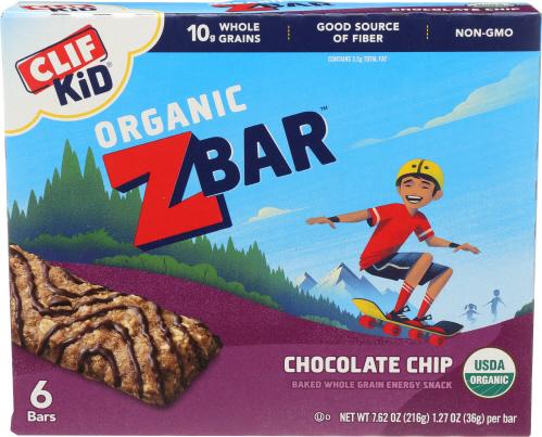 Clif Kid Chocolate Zbar Chip 6Pk - 7.62 Oz (9 Units)