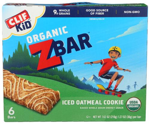 Clif Kid Zbar Ckie Iced Oatmeal 6Pk - 7.62 Oz (9 Units)