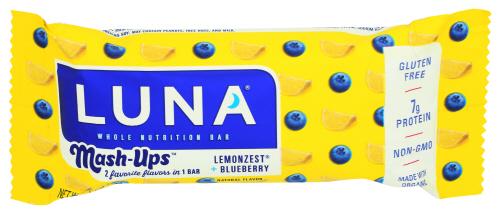 Luna Bar Lemon Blueberry - 1.69 Oz (15 Units)