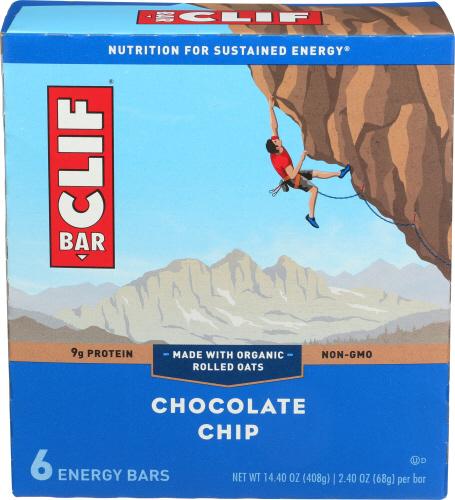 Clif Bar Chocolate Chip 6Pc - 14.4 Oz (9 Units)