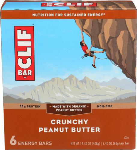 Clif Bar Crunchy Peanut Butter 6Pc - 14.4 Oz (9 Units)