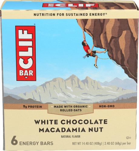 Clif Bar Chocolate White Macadma 6Pc - 14.4 Oz (9 Units)