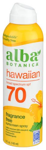 Alba Botanica Sunscrn Spf70 Clear Spray - 5 Oz (1 Units)