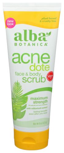 Alba Botanica Face & Body Scrub Acnedote - 8 Oz (1 Units)