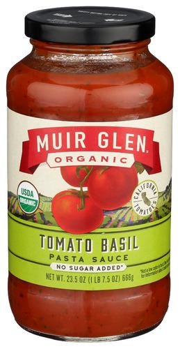 Muir Glen Sauce Pasta Tomato Basil - 23.5 Oz (12 Units)
