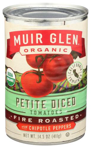 Muir Glen Tomato Fire Roasted Dcd W Chptle - 14.5 Oz (12 Units)