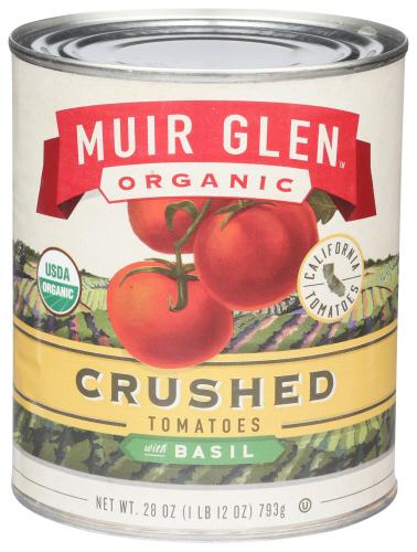 Muir Glen Tomato Crush Basil - 28 Oz (12 Units)
