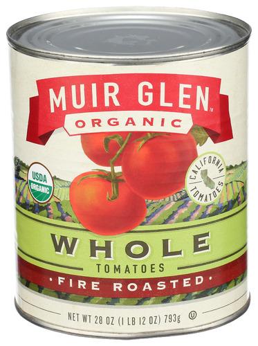 Muir Glen Tomato Roasted Whole - 28 Oz (12 Units)