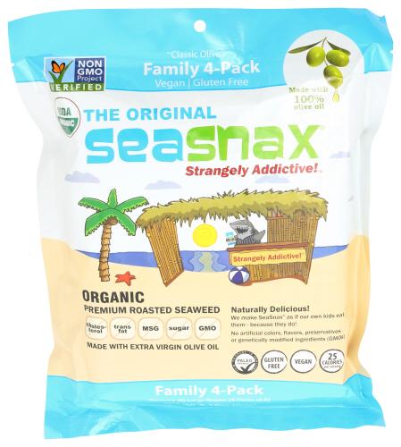 Sea Snax Seaweed 4Pk Clsc Oovo - 2.16 Oz (4 Units)