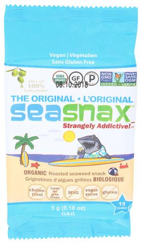 Sea Snax Seaweed Snk G&G Olive - 0.18 Oz (24 Units)