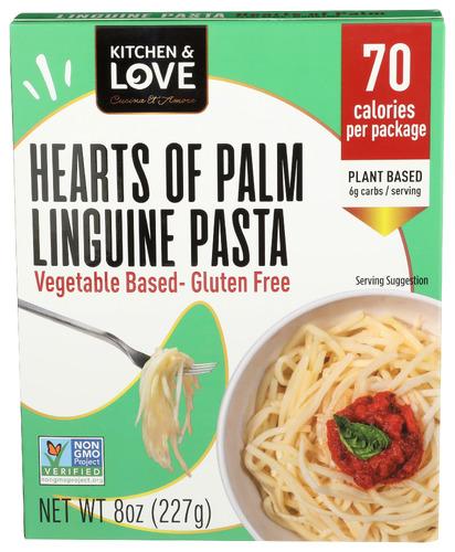 Kitchen And Love Pasta Linguine Hrts Palm - 8 Oz (6 Units)
